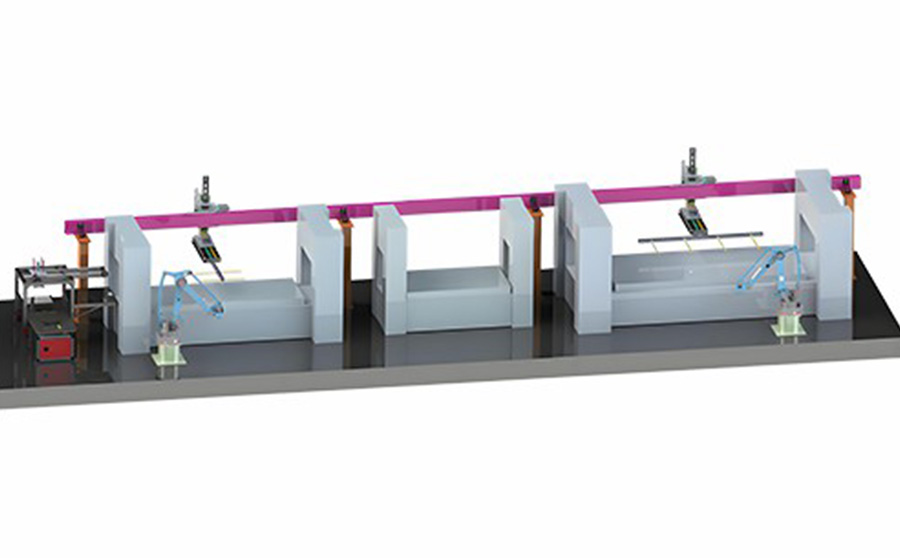 倒掛式桁架連線機(jī)械手
